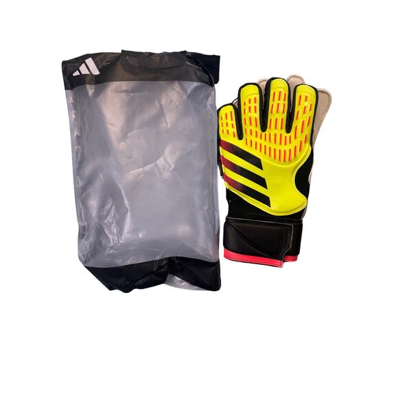 Adidas Predator Match Fingersave Goalkeeper Gloves Goalie Size 8 - Picture 5 of 5